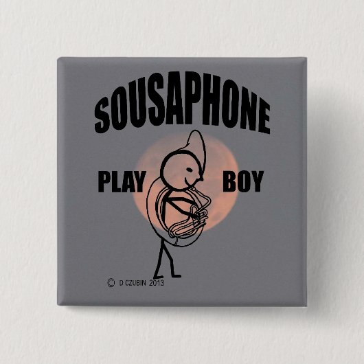 Sousaphone Play Boy Button (Vorderseite)
