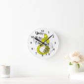 Sousaphone Runde Wanduhr (Zuhause)