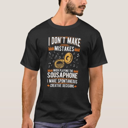 Sousaphone Sousaphone Player Sousaphonist T-Shirt (Vorderseite)