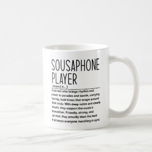 Sousaphone-Spieler Kaffeetasse