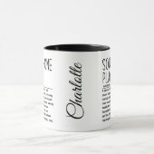 Sousaphone-Spieler Tasse (Zentrum)