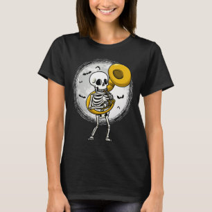 Sousaphone Tuba Instrument Halloween Band spielen T-Shirt