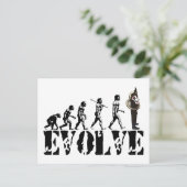 Sousaphone Tuba Tubas Evolution Musikalische Kunst Postkarte (Stehend Vorderseite)
