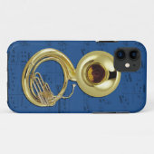 Sousaphone- u. Musiktelefonkasten. Auswahlfarbe Case-Mate iPhone Hülle (Rückseite (Horizontal))