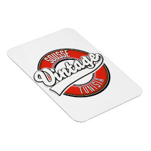 Sousse Tunesien Vintage-Logo Magnet