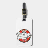 Sousse tunisia Vintages Logo Gepäckanhänger (Vorderseite vertikal)