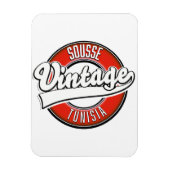 Sousse tunisia Vintages Logo Magnet (Vertikal)
