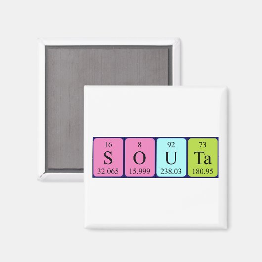 Souta Periodenmagnet Magnet (Vorderseite/Rückseite)