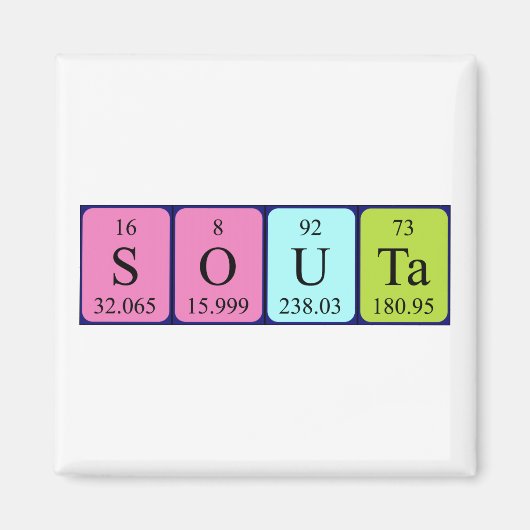 Souta Periodenmagnet Magnet (Vorne)