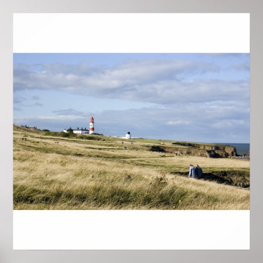 Souter Lighthouse Print Poster (Vorne)