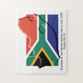 SOUTH AFRICA | Blessed Nation | SOUTH AFRICAN FLAG Puzzle (Vertikal)