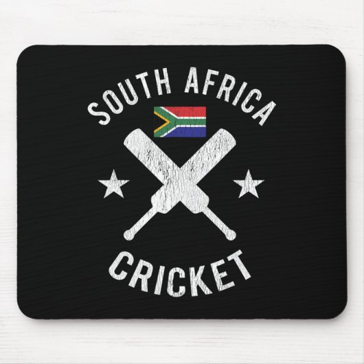 South Africa Cricket Team South African Flag Nativ Mousepad (Vorne)