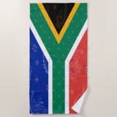 South AFrica Flag Beach Handtuch (Vorderseite)