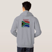 South Africa Flag Hoodie (Schwarz voll)