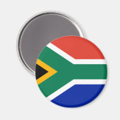 south africa flag magnet (Vorderseite/Rückseite)