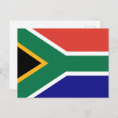South Africa Flag Postkarte (Vorne/Hinten)