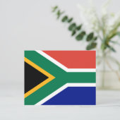 South Africa Flag Postkarte (Stehend Vorderseite)