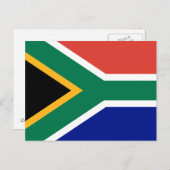 South Africa Flag Postkarte (Vorne/Hinten)