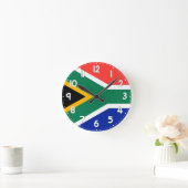 South Africa Flag Wall Clock - Runde Wanduhr (Zuhause)