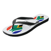 South Africa flagheart - Bokke Badesandalen (Schrägansicht)