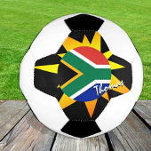 South Africa Football & African Flag / BANG Fußball
