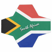 South Africa Football & African Flag / Sport Fußball (Flach)