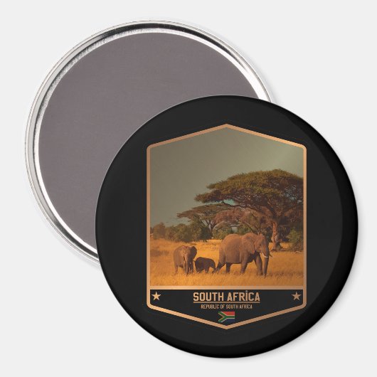 South Africa Magnet (Vorderseite/Rückseite)