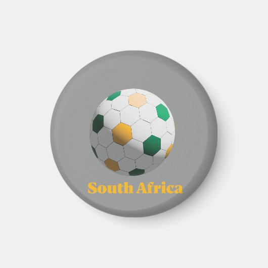 South Africa Soccer Magnet (Vorne)