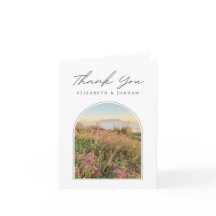 South Africa Table Mountain Blank Danke Karte