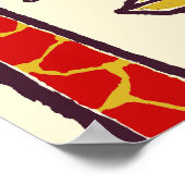 South Africa travel poster (Ecke)