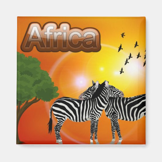 South Africa Vintage Travel Tourism Magnet (Vorne)