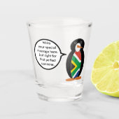 South Africa Wildlife Penguin Personalized Gift Schnapsglas (Vorderseite)