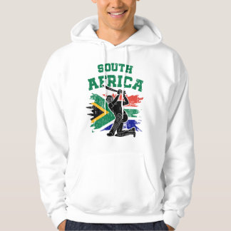 South African Cricket, South Africa Flag Flag Fan  Hoodie