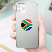 South African Flag Aufkleber (Telefon)