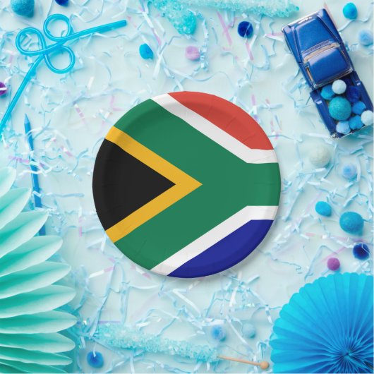 South African Flag Pappteller (Party)
