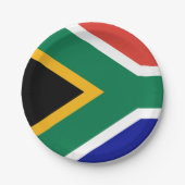 South African Flag Pappteller (Vorderseite)