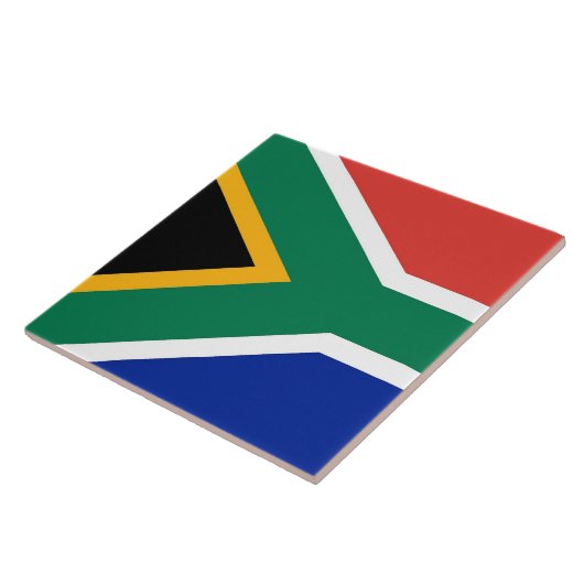 South African Flag Tile Fliese (Seite)