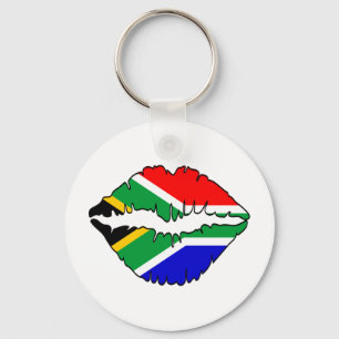 South African Kiss Theme Schlüsselanhänger