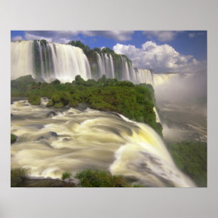 South America, Brazil, Igwacu Falls. Glorious Poster