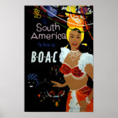 South America ~ Fly There Poster (Vorne)