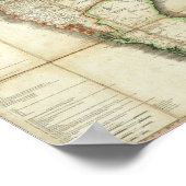 South America map 3 Poster (Ecke)