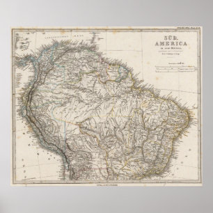 South America norther region Poster