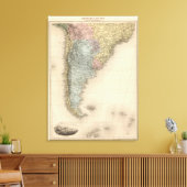 South America Part Medionale Leinwanddruck (Insitu (Wohnzimmer))