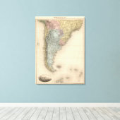 South America Part Medionale Leinwanddruck (Insitu (Holzboden))