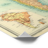 South America political Poster (Ecke)