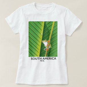South America Tree Frog Urlaubsposter T-Shirt