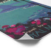 South America Vintage Travel Poster (Ecke)