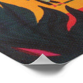 South America Vintage Travel Poster (Ecke)