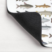 South Asia Freshwater Fish Group Mousepad (Ecke)