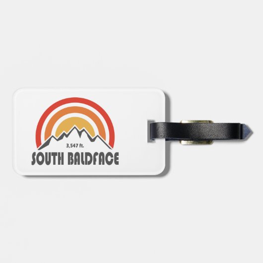 South Baldface New Hampshire Gepäckanhänger (Rückseite horizontal)